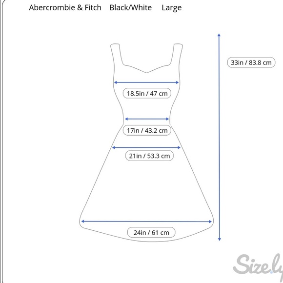 Abercrombie & Fitch NWT Contrast Sweetheart Corset Mini Dress Size Large Black - Picture 13 of 13